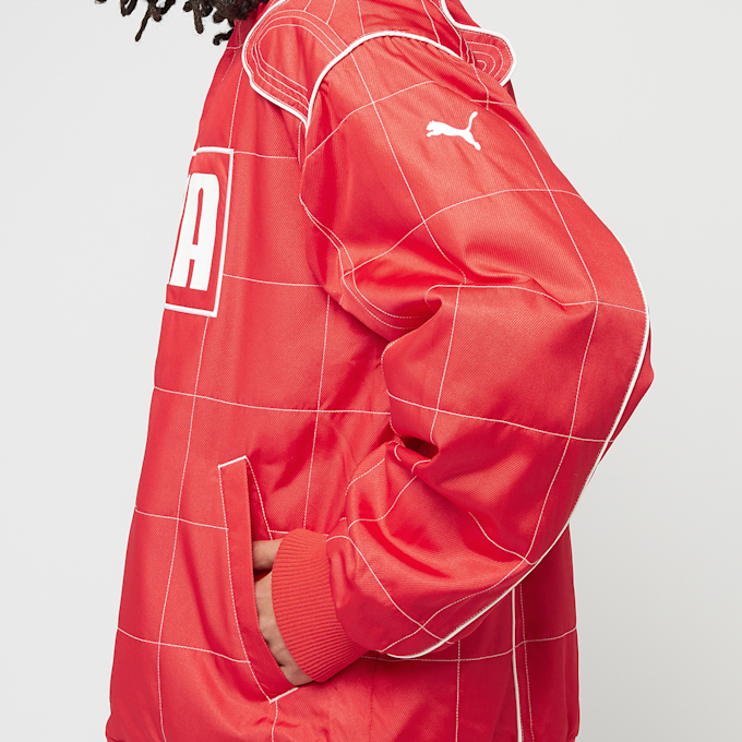 PUMA Archive Seasonal Relaxed Racer Jacket rouge 44980 5