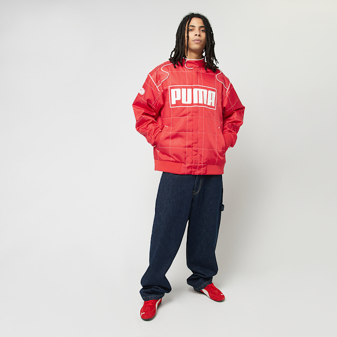 PUMA Archive Seasonal Relaxed Racer Jacket czerwony 44980 7