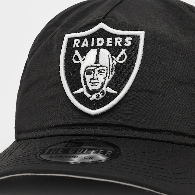 New Era Golfer Curved Visor Everyday Nylon Las Vegas Raiders nero 45060 4
