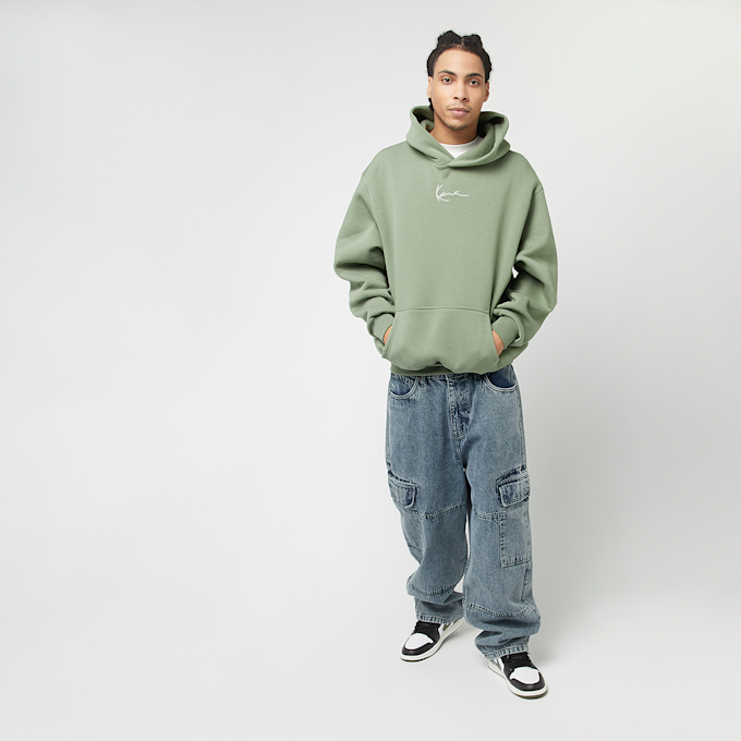 Karl Kani Small Signature Essential Oversized Hoodie zielony 45092 4