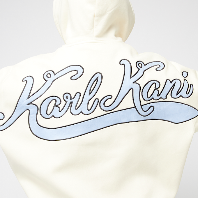 Karl Kani Chest Signature Os Full Zip Diner Hoodie bež 45101 4