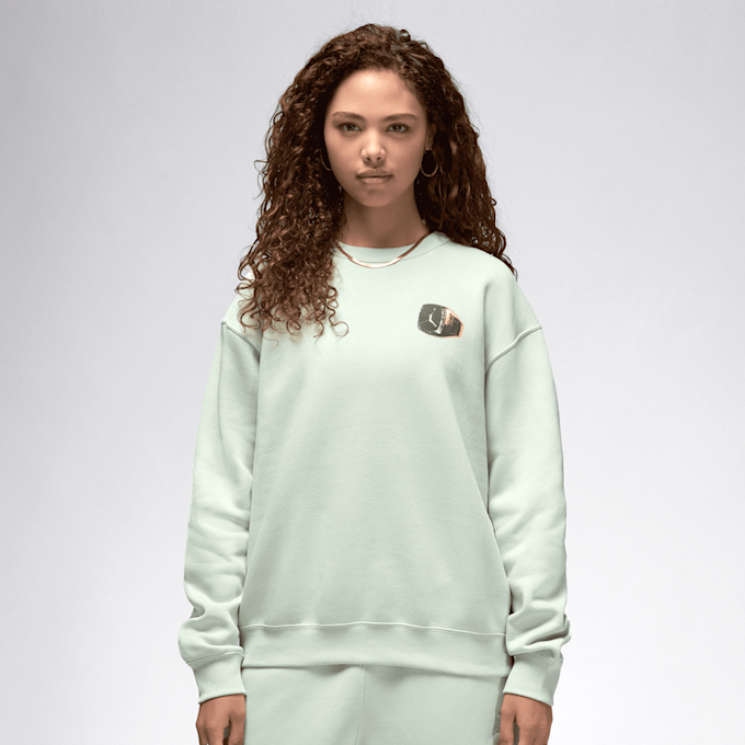 Jordan Brooklyn Fleece Crew groen 45111 1