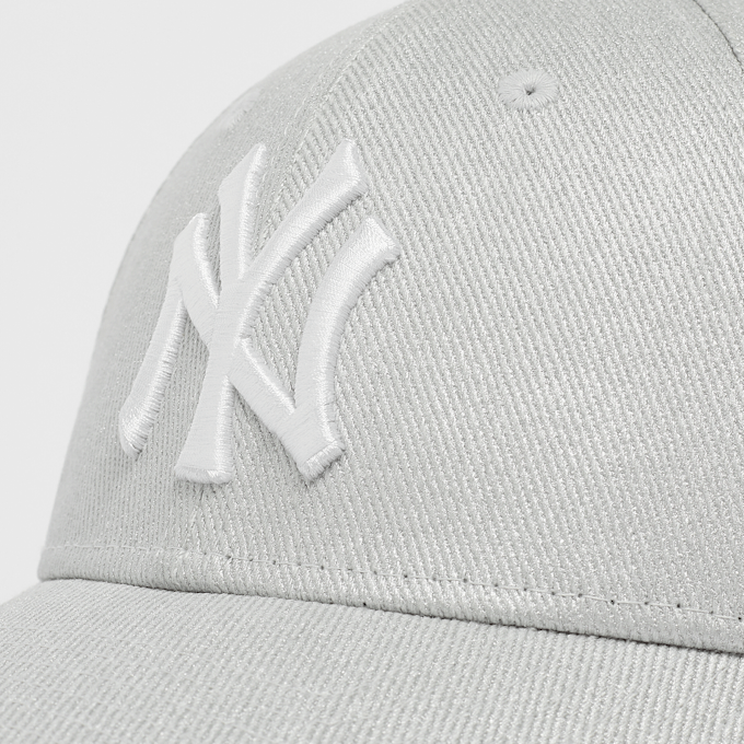 New Era Female 9FORTY Metal Denim New York Yankees silber 45183 3