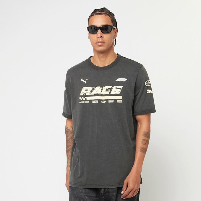 PUMA F1 Graphic Ringer Tee cinzento 45208 1