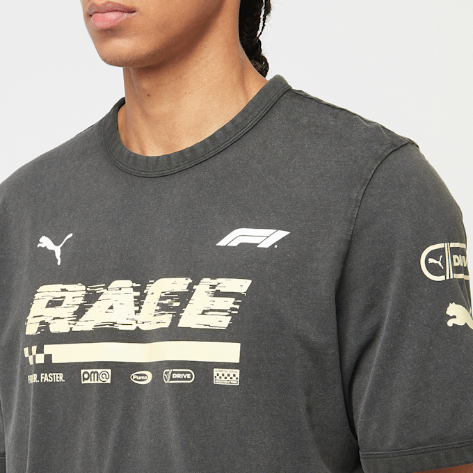 PUMA F1 Graphic Ringer Tee cinzento 45208 3