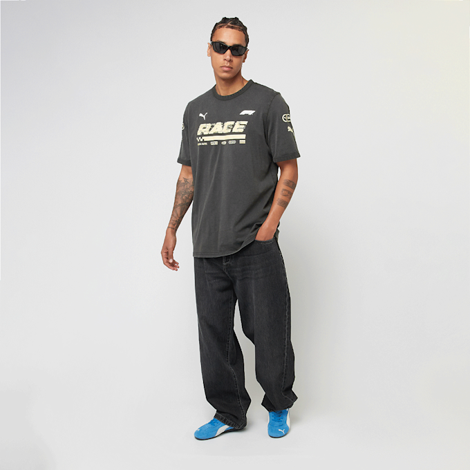 PUMA F1 Graphic Ringer Tee grijs 45208 7