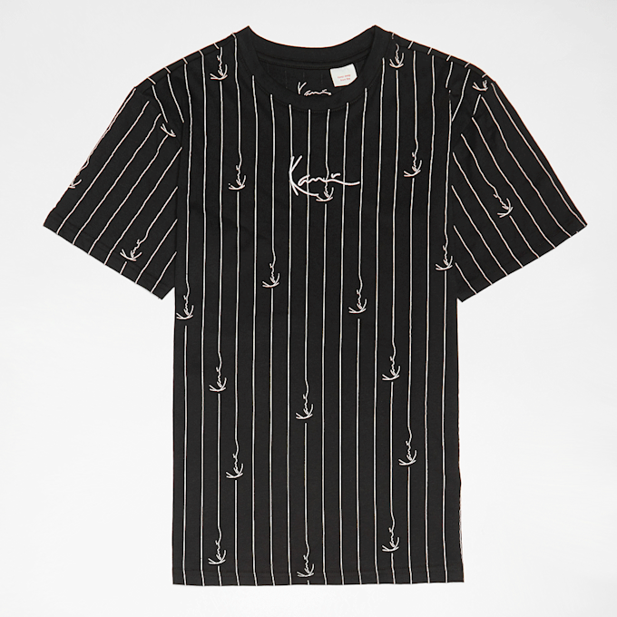 Karl Kani Signature Pinstripe Oversized Tee Junior negro 45230 1