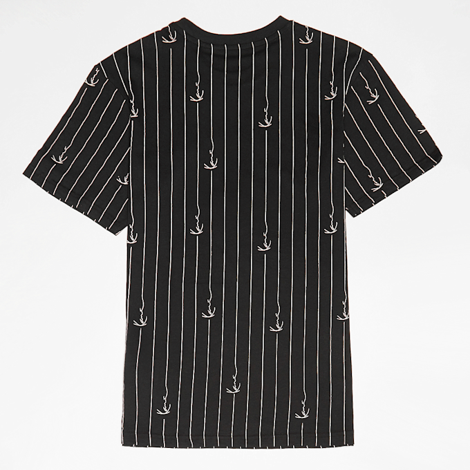 Karl Kani Signature Pinstripe Oversized Tee Junior crna 45230 2