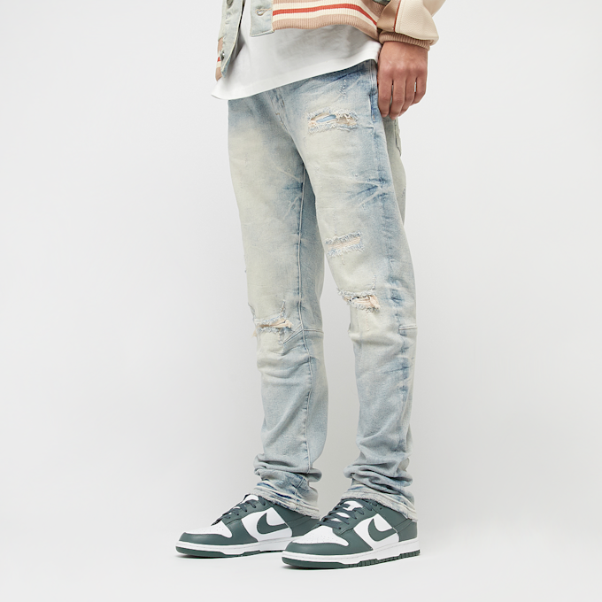 Smoke Rise Wave Effect Jeans bleu 45348 1