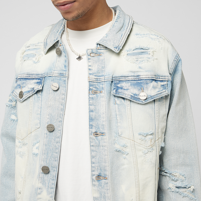 Smoke Rise Vintage Rip & Repair Denim Jacket niebieski 45354 3