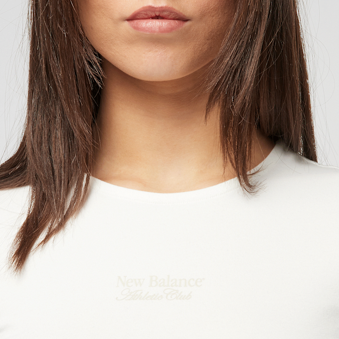 New Balance Logo Fitted T-Shirt wit 45391 3