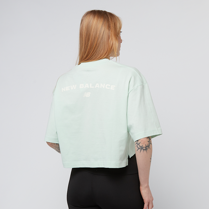 New Balance Reimagined Oversized Waist T-Shirt zelena 45393 1