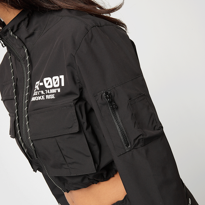 Smoke Rise Full Zip Utility Jacket czarny 45413 6