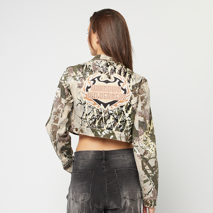 Smoke Rise Denim Worker Jacket groen 45414 2