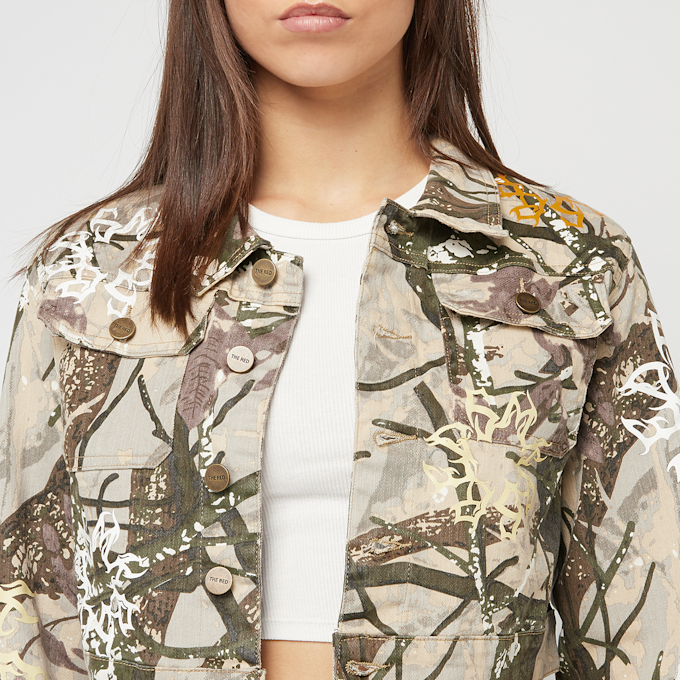 Smoke Rise Denim Worker Jacket grün 45414 3