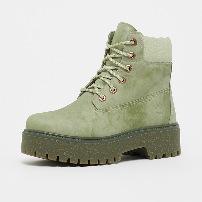 Timberland Stone Street 6in Boot Light Green Nubuck zielony 45449 2