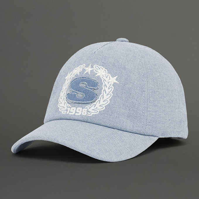 SNIPES S Emblem Denim Cap niebieski 45401 2