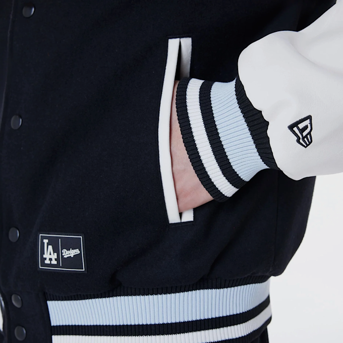 New Era MLB Floral Varsity Jacket Los Angeles Dodgers crna 45530 6