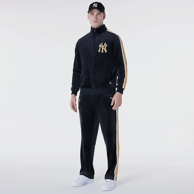 New Era MLB Velour Track Pants New York Yankees negro 45533 6