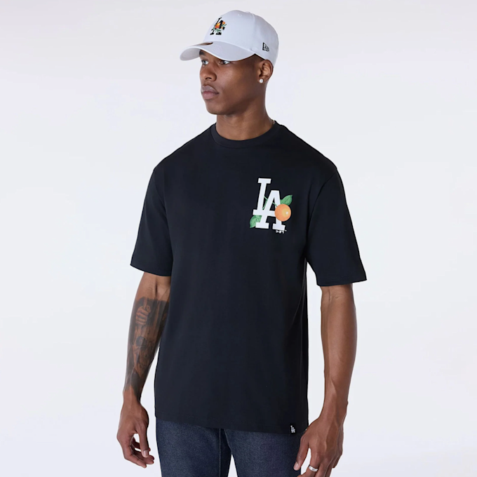 New Era MLB Fruit Graphic Tee Los Angeles Dodgers crna 45543 1