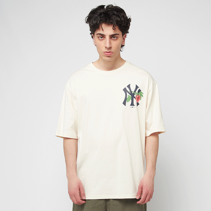 New Era MLB Fruit Graphic Backprint Tee New York Yankees beige 45544 2