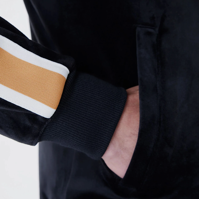 New Era MLB Velour Track Top New York Yankees preto 45535 6