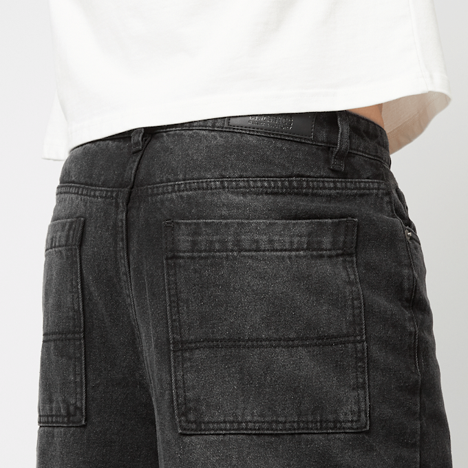 Urban Classics Tapered Heavy Ounce Baggy Jeans szary 45525 4