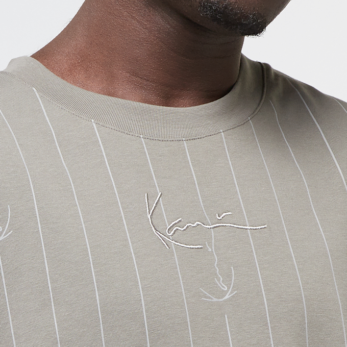 Karl Kani Small Signature Logo Pinstripe szary 45584 3