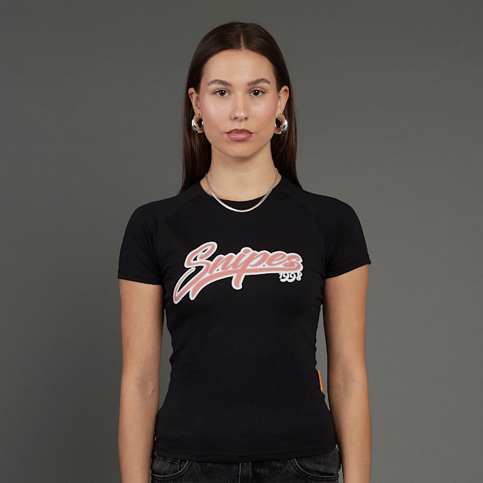 SNIPES Snipes Varsity Raglan Tight Tee zwart 45594 1
