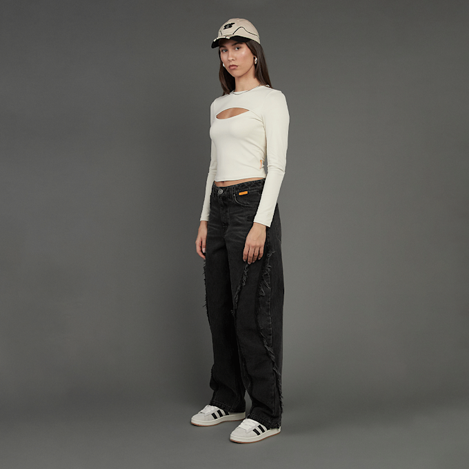 SNIPES S Cube Cut Out Longsleeve beż 45596 5