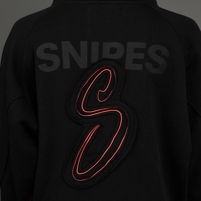 SNIPES Snipes S Patch Oversized Hoodie negro 45597 5