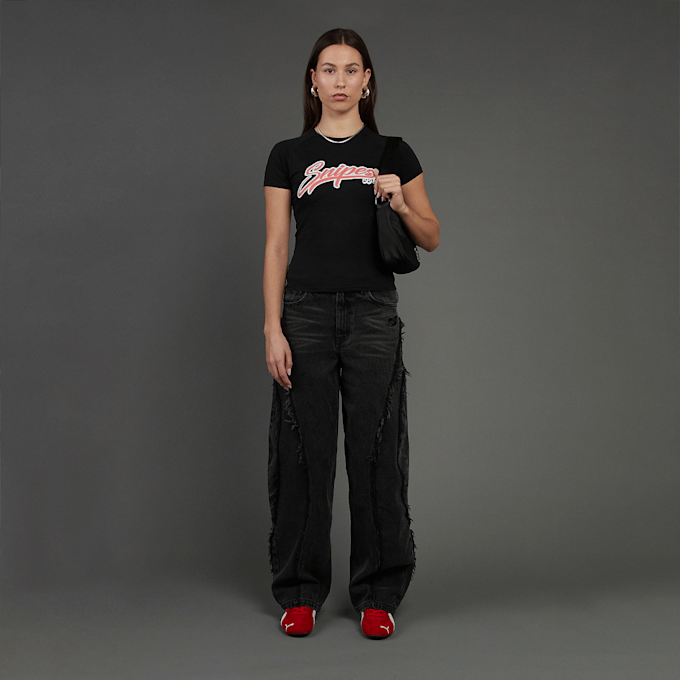 SNIPES S Cube Inside Out Baggy Denim szary 45599 7