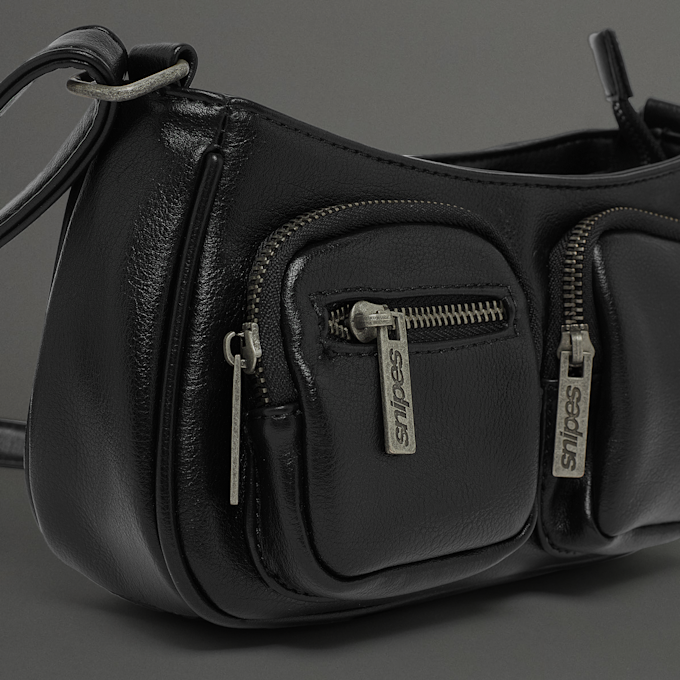 SNIPES PU Handbag czarny 45605 4