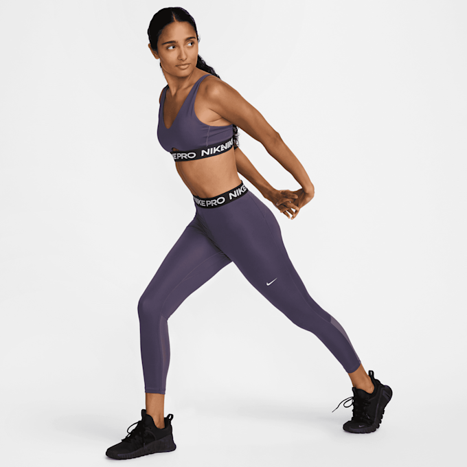 Nike Pro Indy Plunge Bra lila 45608 6