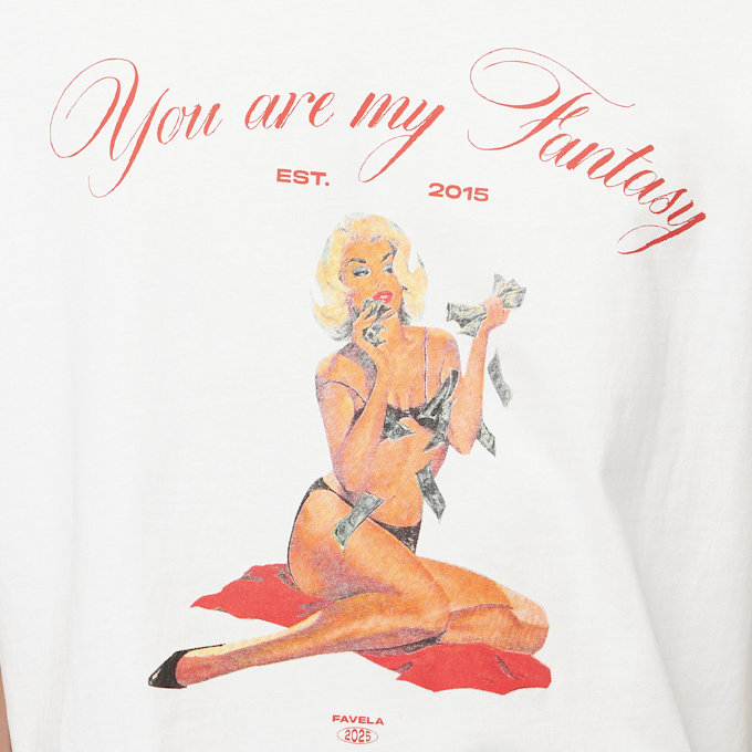 FAVELA You Are My Fantasy T-Shirt blanco 45614 3