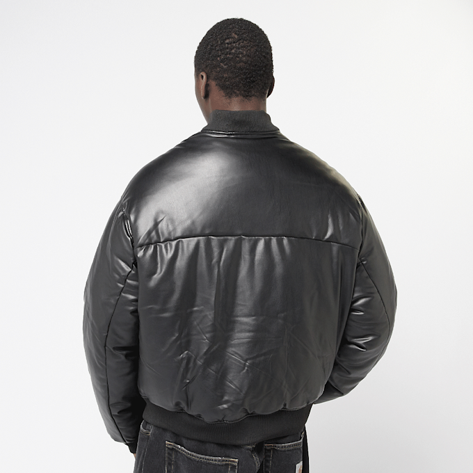 FAVELA Vegan Leather Basic Bomber schwarz 45623 2