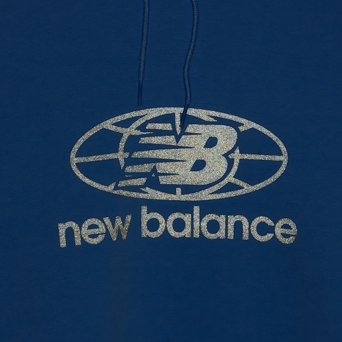 New Balance Reflective Globe Graphic Hood plava 45642 5