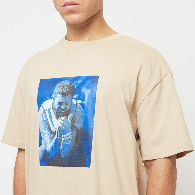 Upscale by Mister Tee Post Malone Tracklist Oversize Tee bež 45782 3