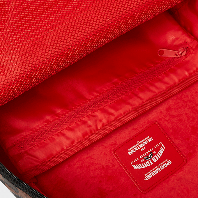 SPRAYGROUND Peeking Character Check Backpack brun 45853 4