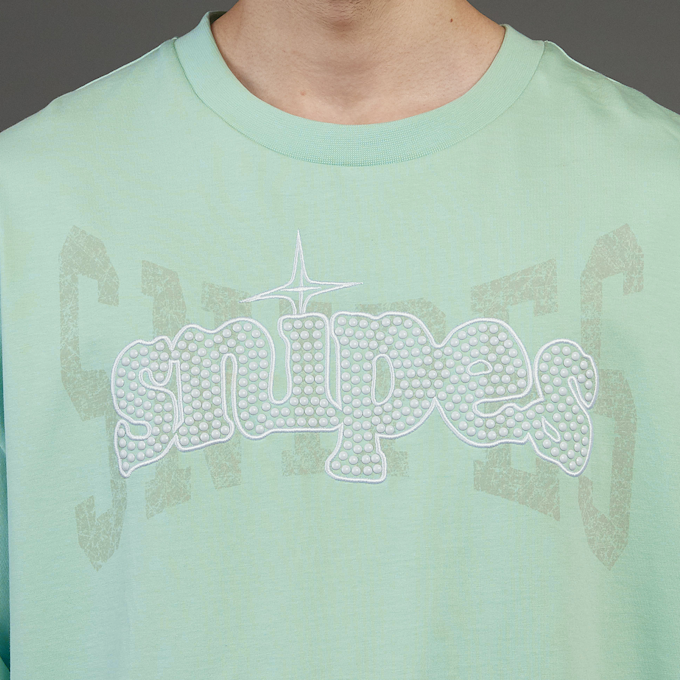 SNIPES Snipes Studs Oversized Tee vert 45905 3