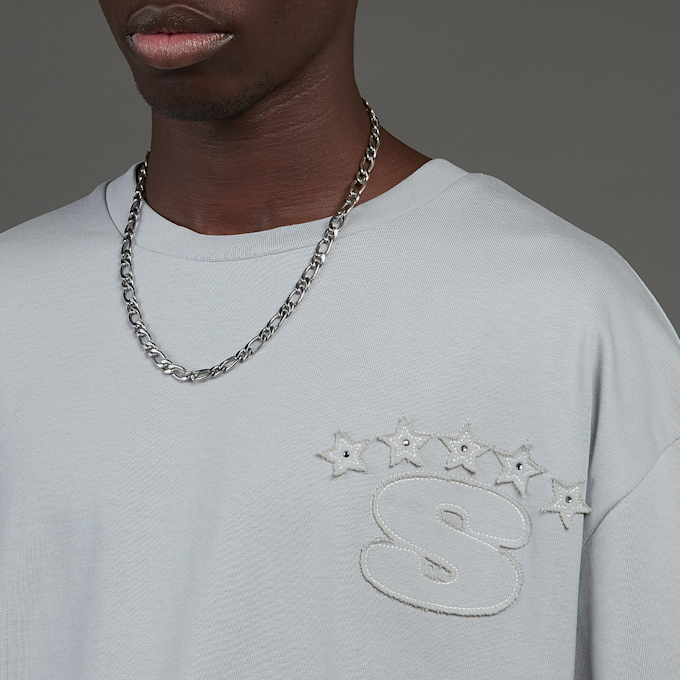 SNIPES S Emblem Tee cinzento 45907 3