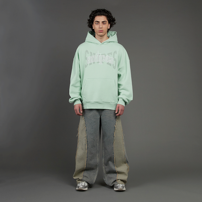 SNIPES Snipes Studs Oversized Hoodie zelena 45908 5