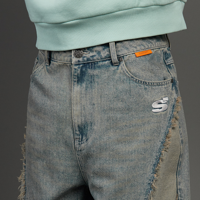 SNIPES S Cube Inside Out Baggy Denim blu 45910 3