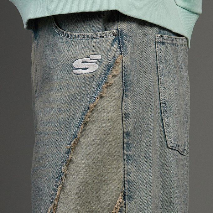 SNIPES S Cube Inside Out Baggy Denim azul 45910 5