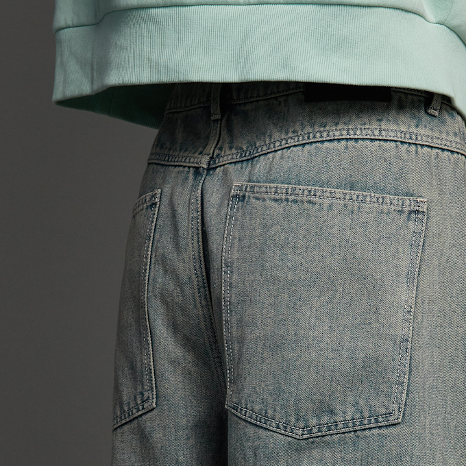 SNIPES S Cube Inside Out Baggy Denim azul 45910 6