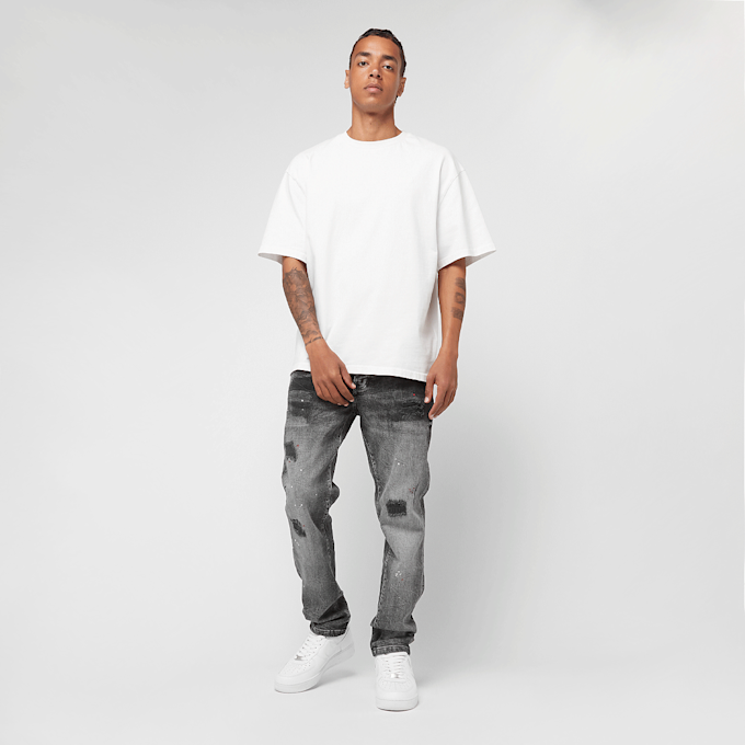 2Y STUDIOS Julio Ripped Slim Fit Jeans siva 45918 5