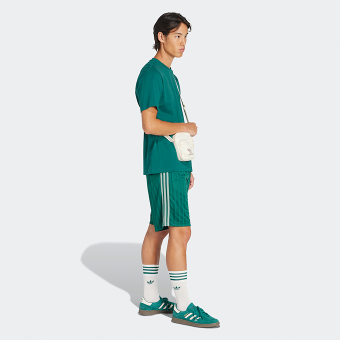 adidas Originals 3-Streifen Poly Shorts zielony 45994 5