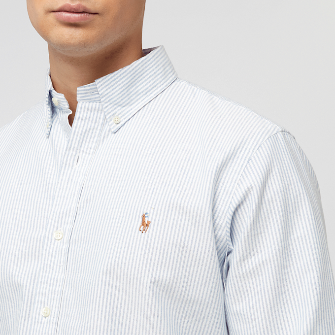 Polo Ralph Lauren Custom Fit Oxford Shirt azul 46085 3