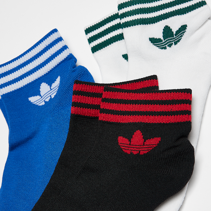 adidas Originals Calcetines Ankle adicolor Trefoil (3 Pack) multicolor 46061 2