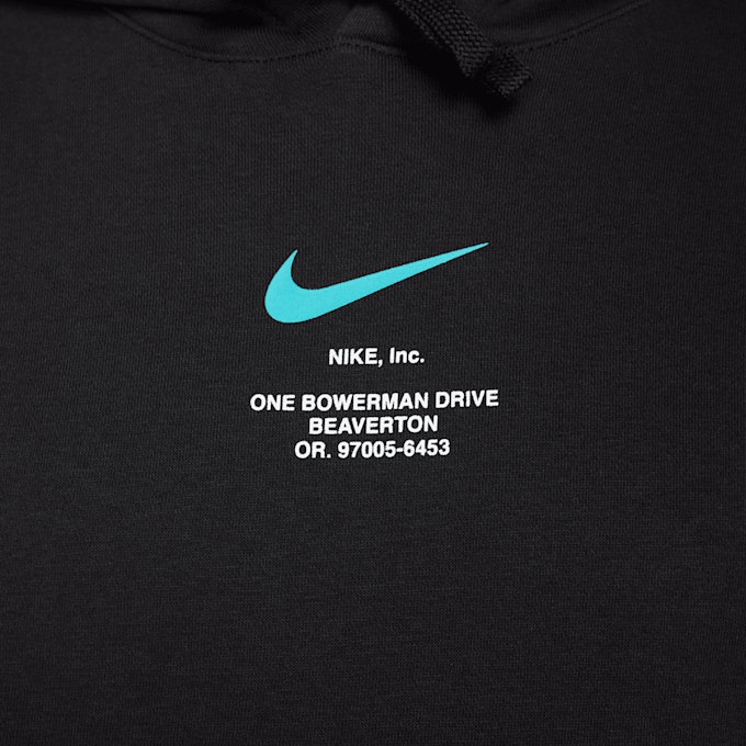 Nike Sportswear Athletic Hoodie negro 46109 4